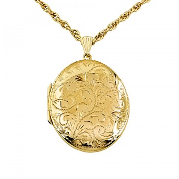 9ct Gold 12.6g 20 inch Locket with Chain